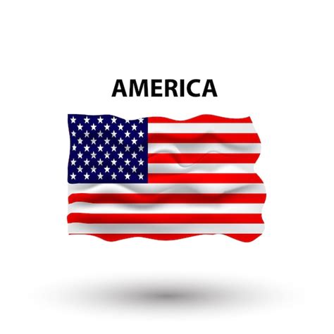 Premium Vector | America flag design