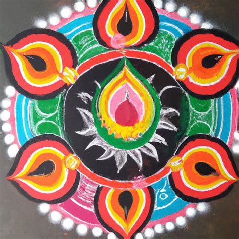 Tihar Rangoli: Simple Rangoli Designs for Tihar - Stunning Nepal