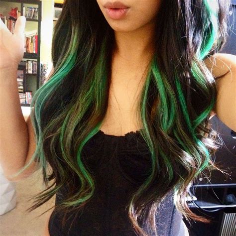 10+ Black Hair With Green Underneath – The FSHN