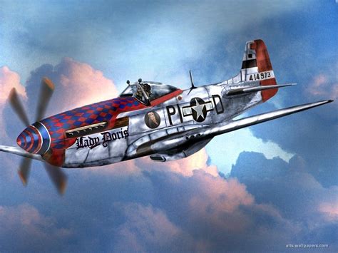 P-51 Mustang | Aircraft painting, Wwii fighter planes, Aircraft