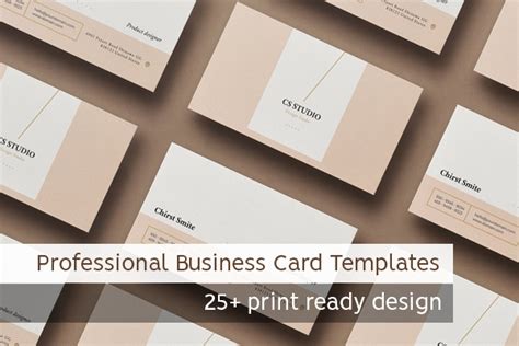 25+ Professional Business Card Templates For 2023 | Web Design, Free ...