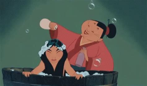 Mulan Bath GIFs | Tenor