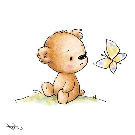 Cute Teddy Bear Drawing at GetDrawings | Free download