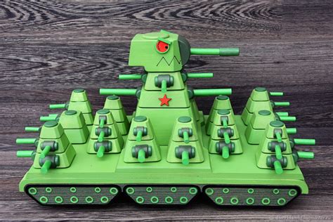 KV-44 tank toy made of wood – купить на Ярмарке Мастеров – O8I1ECOM ...