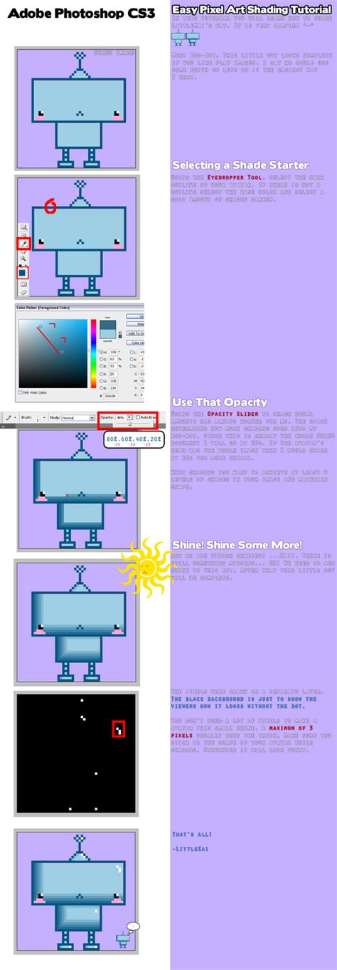 Easy Shading PixelArt Tutorial by LittleKai on DeviantArt