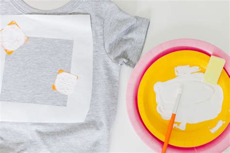 diy tee shirt featuring handmade charlotte stencils. . . / LBG STUDIO