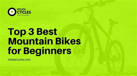 TOP 3 Best Mountain Bikes For Beginners In 2024