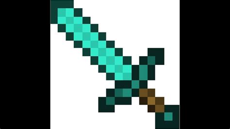 Diamond Sword Minecraft How To Draw Pixel Art Tutorial Pattern | Hot ...