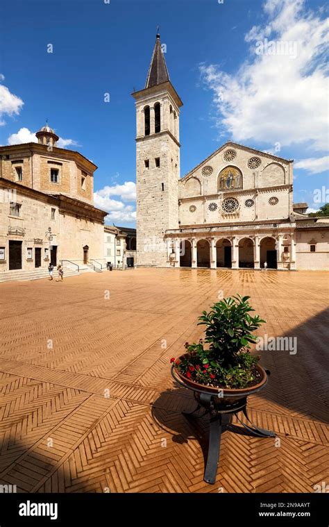 Spoleto Umbria Italy. Duomo di Spoleto Cathedral Stock Photo - Alamy