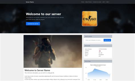 Fivem website template