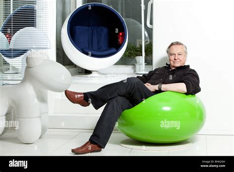 Eero Aarnio, designer of ball chair Stock Photo - Alamy