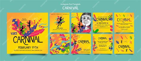 Premium PSD | Carnival template design