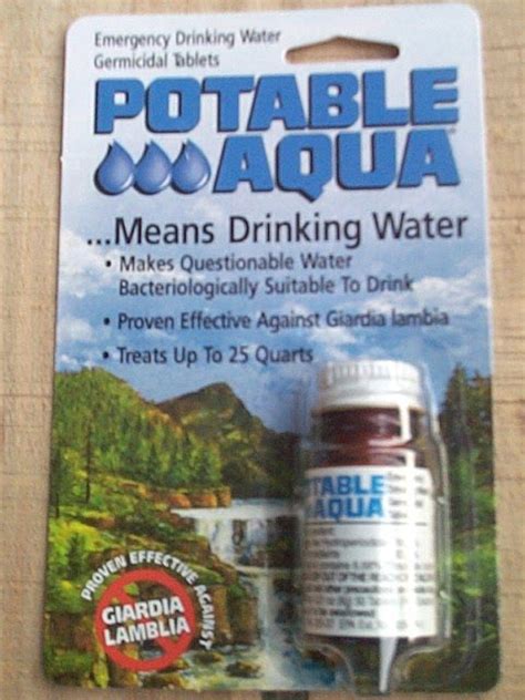 Water Purification Tablets