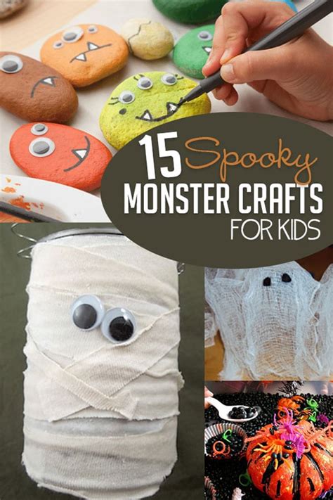 15 Spooky Halloween Monster Crafts for Kids | HOAWG