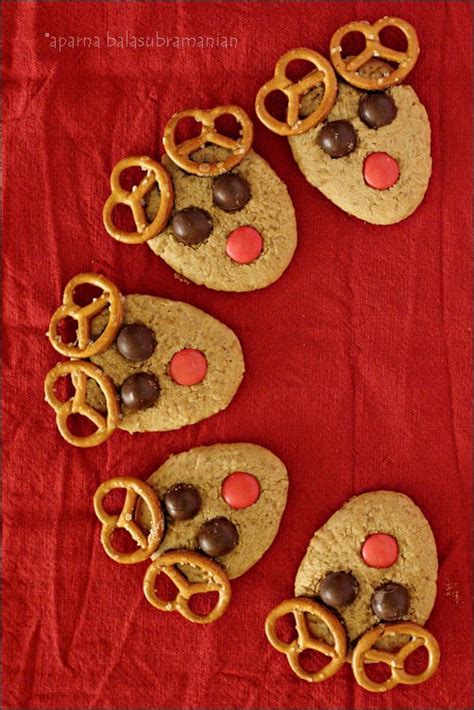 Peanut Butter Reindeer Cookies Recipe | My Diverse Kitchen - A ...