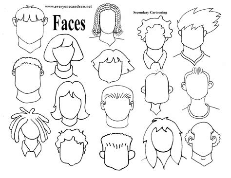 Cartoon Faces Drawing at GetDrawings | Free download