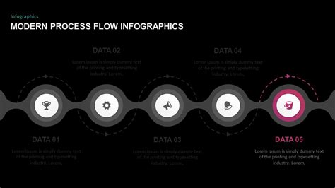 Process Flow Diagram Infographic Template for PowerPoint | Slidebazaar