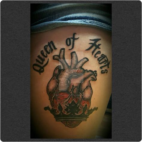 Queen of Hearts Tattoo by Ladyknight17 on DeviantArt