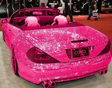 That's a sparkly car. | Pink car, Girly car, Glitter car