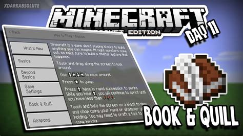 Book And Quill Recipe Minecraft Pe | Dandk Organizer