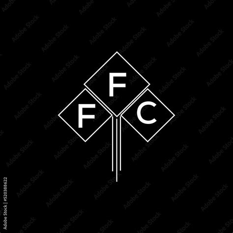 FFC letter logo design with white background in illustrator, FFC vector ...