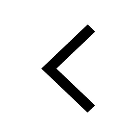 Free black left arrow icon png vector - Pixsector