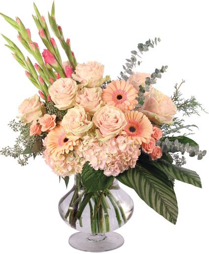 Gladly Pastel & Pink Flower Arrangement | Vase Arrangements | Flower ...