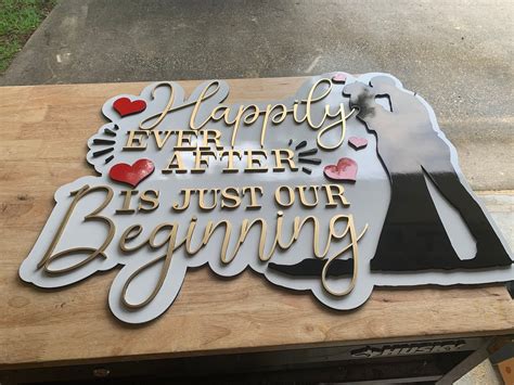 Happily Ever After Wood Sign - Etsy