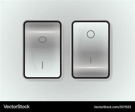 Icon on off switch Royalty Free Vector Image - VectorStock