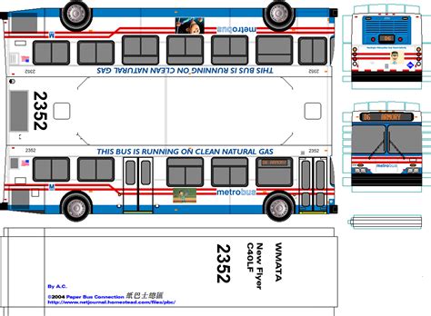 WMATA 2352 paper bus by John-Sulu on DeviantArt