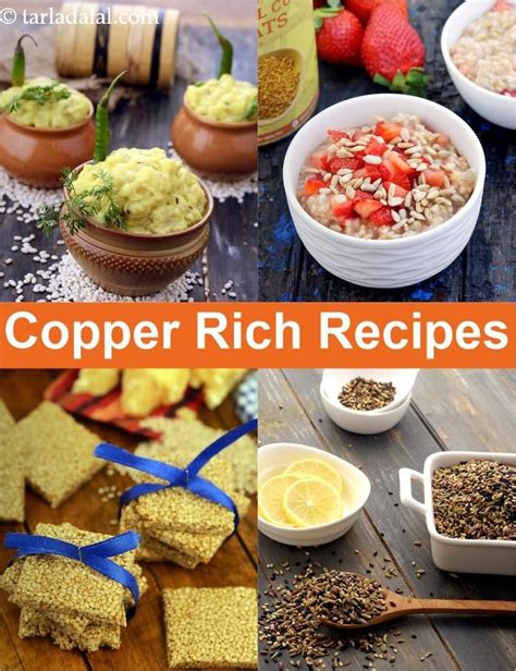 Copper Rich Foods, copper rich Indian recipes, copper benefits | Food ...