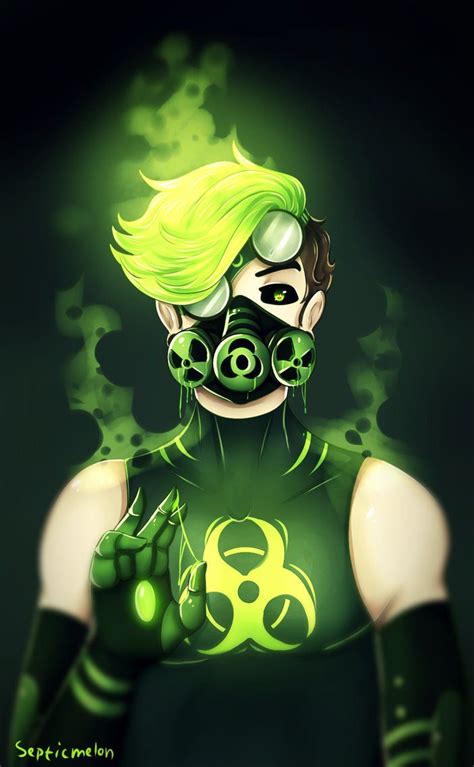 Anime Boy With Gas Mask Wallpaper