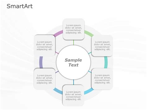 SmartArt Cycle Continuous Cycle 5 Steps