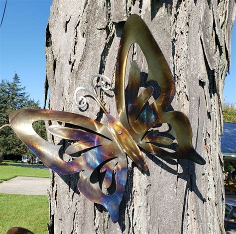 Metal Art Butterfly Wall Decor Butterfly Sculpture | Etsy