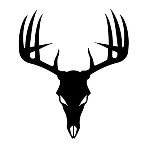 Deer Skull Silhouette at GetDrawings | Free download