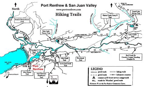 Vancouver hiking trails map - Vancouver island hiking trails map ...