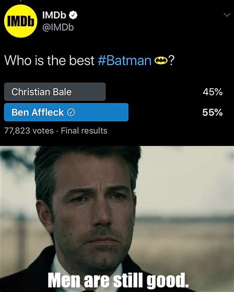 Ben Affleck the best Batman: : r/SnyderCut