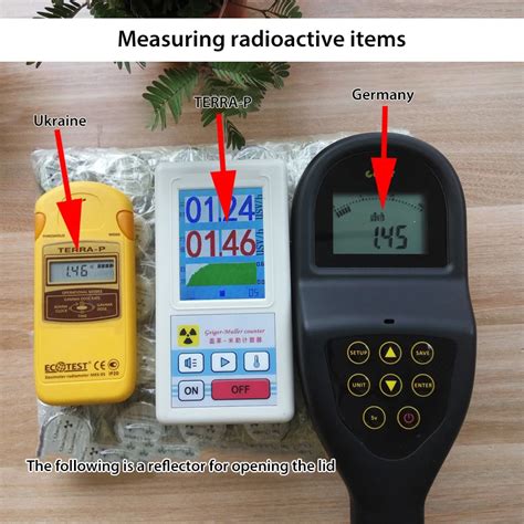 LCD Radioactive Detector Geiger Counter Nuclear Radiation Detector Beta ...