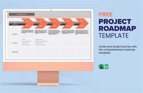 Simple Printable Roadmap Template in Excel, Word, PDF, Pages, Apple ...