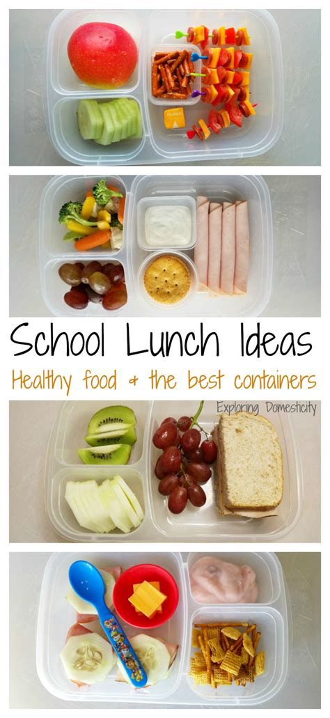 School Lunch Ideas: healthy foods and the best containers ⋆ Exploring ...