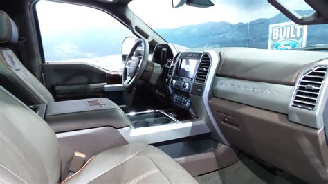 Ford F-350 Super Duty Interior | La auto show, Car seats, Steering wheel