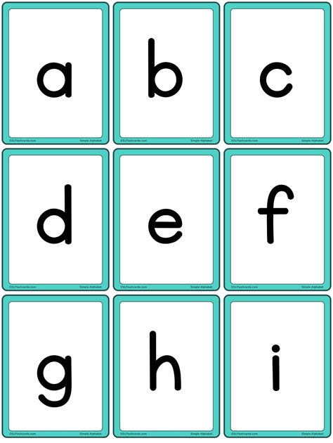 Alphabet Letters Printable Flashcards / Alphabet Printable Flashcards ...