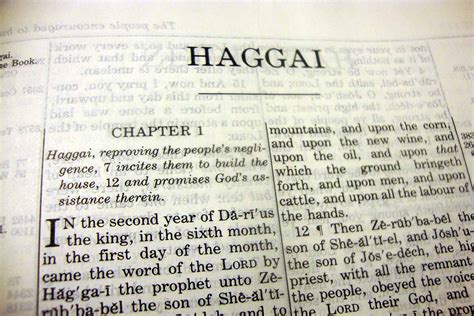 Haggai - The Reconstruction of the Temple