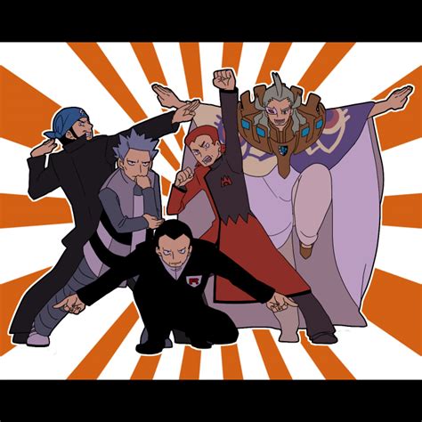 pokemon villains | Ginyu Force Pose (Tokusentai) | Know Your Meme