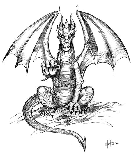 Art By-Products: Angry Dragon