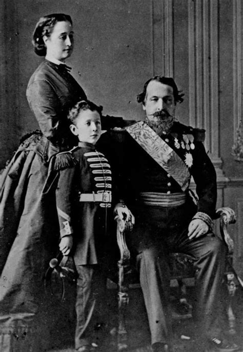 Emperor Napoleon III with his family, 1860s. : r/MonarchyHistory