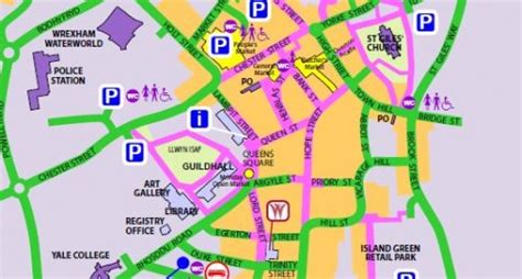 New Wrexham Town Centre Map - Wrexham.com