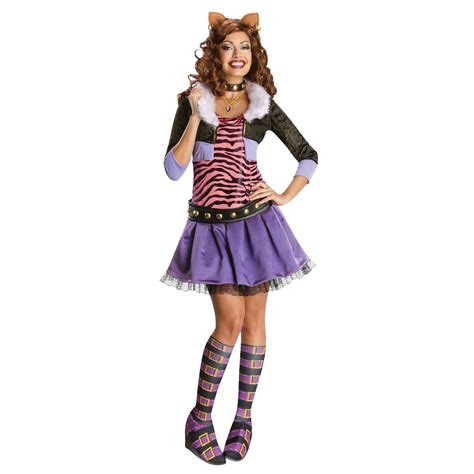 Monster High Deluxe Clawdeen Wolf Adult Costume - PartyBell.com