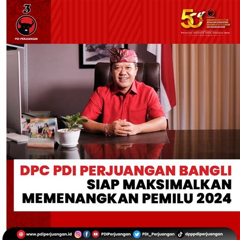 PDI Perjuangan on Twitter: "DPC PDI Perjuangan Bangli Siap Maksimalkan ...