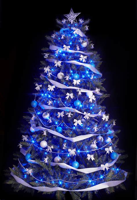 20+ Christmas Tree Decor Blue - DECOOMO